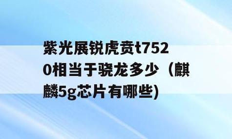 疫情无法阻挡5G成长 紫光展锐发6nm工艺虎贲T7520_紫光_虎贲 疫情无法阻挡5G成长 紫光展锐发6nm工艺虎贲T7520_紫光_虎贲 通讯