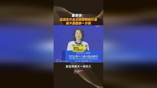 对董明珠造芯片应给予更多支持与祝福_芯片_电器 对董明珠造芯片应给予更多支持与祝福_芯片_电器 智能