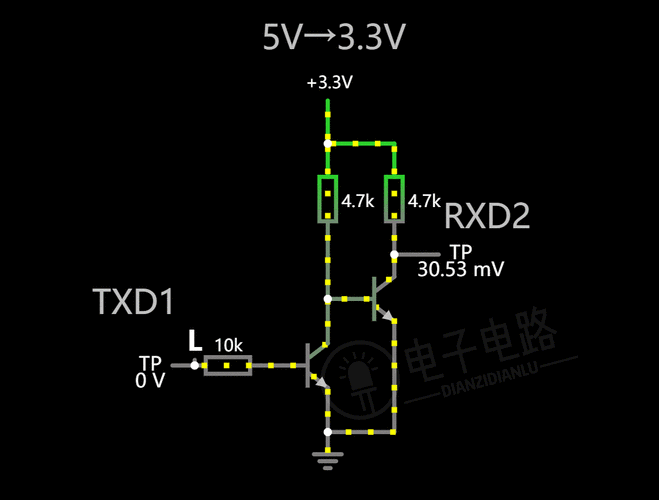 I2C电平转换电路_拉到_导通 I2C电平转换电路_拉到_导通 智能